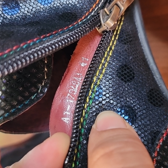 LAURA VITA polka dot & rainbow booties - Picture 7 of 9